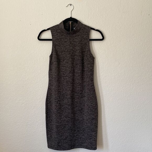 Cecico Grey Knit Halter Neck Dress - Picture 2 of 7
